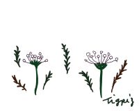 フリー素材 イラスト販売 花のイラスト 北欧風のシンプルでガーリーな素材 Webデザインに使える素材 Tigpig