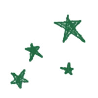 フリー素材 壁紙 背景 ガーリーな星 緑 白 のイラストwebデザイン素材 オンラインショップ制作やwebデザインに使える素材 Tigpig