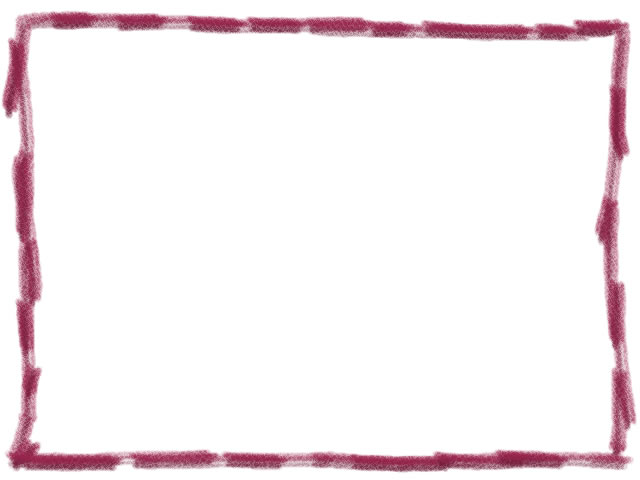 フリー素材 フレーム 飾り枠 640 480pix ラズベリー色 赤紫 の手描き色鉛筆風のラフな飾り枠のwebデザイン素材 ネットショップ制作などに使える約5000点のwebデザイン素材 Tigpig