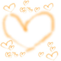 アイコン Twitter Mixi ブログ 壁紙のフリー素材 大人可愛いオレンジのハートいっぱいの飾り枠のwebデザイン素材 0 0pix オンラインショップ制作やwebデザインに使える素材 Tigpig
