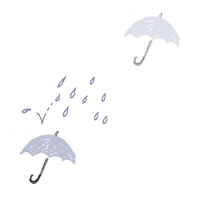 6月 梅雨 のネットショップ バナー広告のwebデザイン素材 大人可愛い水色の傘と雨の壁紙 テクスチャ のフリー素材 0 0pix ネットショップ制作などに使える約5000点のwebデザイン素材 Tigpig