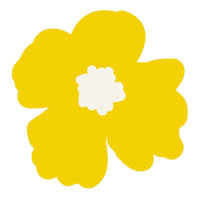 バナー制作 ネットショップ Web制作のフリー素材 大人可愛い黄色の北欧風の花のフレームのフリー素材 0 0pix Webデザインに使える素材 Tigpig