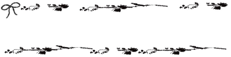 フリー素材 秋のヘッダー 大人かわいいモノクロのりぼんと枝と葉と小さな実の北欧風イラストの飾り罫 800 0pix Web 動画 Sns バナー制作に使える素材 Tigpig