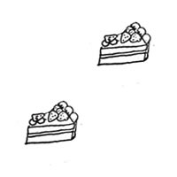 フリー素材 壁紙 背景 アイコン モノクロの手描きのイチゴショートケーキのパターン 0 0pix ネットショップ制作などに使える約50点のwebデザイン素材 Tigpig