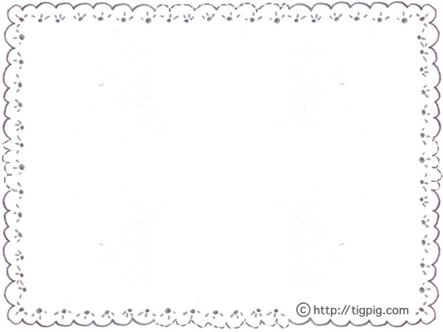 森ガール風モノトーンの鉛筆画の大人可愛いレースの飾り枠のフリー素材 640 480pix Webデザイン イラスト素材 Tigpig