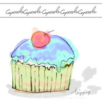 フリー素材 アイコン Twitter可 大人可愛いカップケーキ 0 0pix ネットショップ制作などに使える約50点のwebデザイン素材 Tigpig