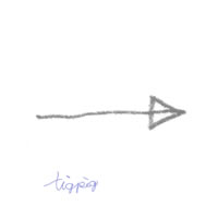シンプルなグレーの手描きの矢印のアイコンのフリー素材 0 0pix Webデザインに使える素材 Tigpig