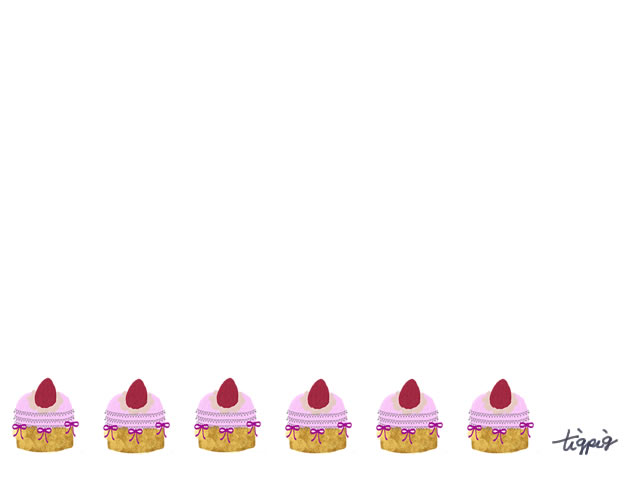 フェアリー系の色遣いがガーリーで大人可愛いイチゴケーキのラインのフリー素材 オンラインショップ制作やwebデザインに使える素材 Tigpig