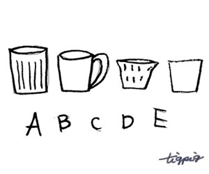 Hp制作に使える大人可愛い北欧雑貨風マグカップとa B C D Eの手書き文字のフリー素材 Webデザイン イラスト素材 Tigpig