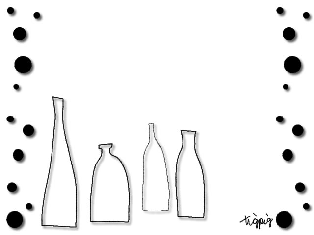 大人可愛いhp制作に北欧風デザインのシンプルな瓶とドットのフレームのフリー素材 Webデザイン イラスト素材 Tigpig