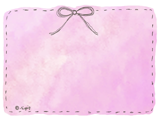 水彩のにじみ ピンク の背景とステッチ風のリボンの大人可愛い背景素材 640 480pix Webデザインに使える素材 Tigpig